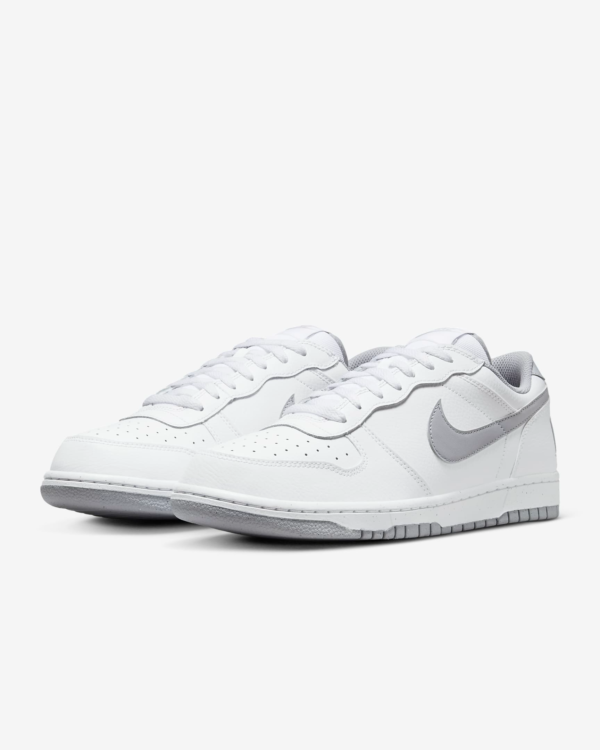 کفش رانینگ مردانه نایک - Nike Big Low - سفید/خاکستری - Image 6