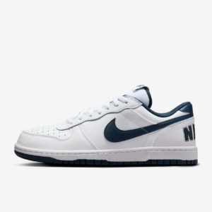 کفش رانینگ مردانه نایک - Nike Big Low - سفید/سرمه ای