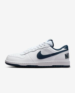 کفش رانینگ مردانه نایک - Nike Big Low - سفید/سرمه ای