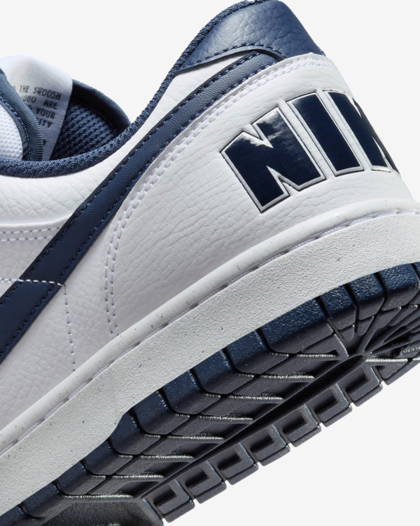 کفش رانینگ مردانه نایک - Nike Big Low - سفید/سرمه ای - Image 8