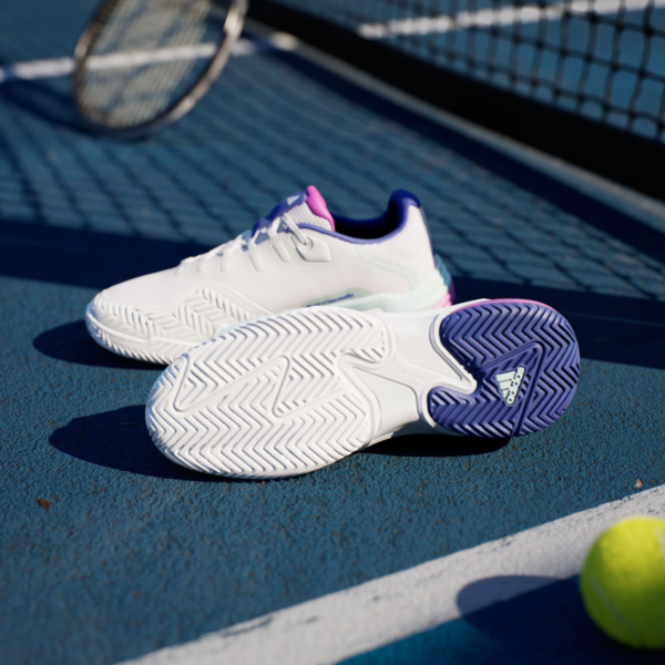 کفش تنیس مردانه آدیداس - ADIDAS Barricade 13  - سفید/بنفش - Image 7