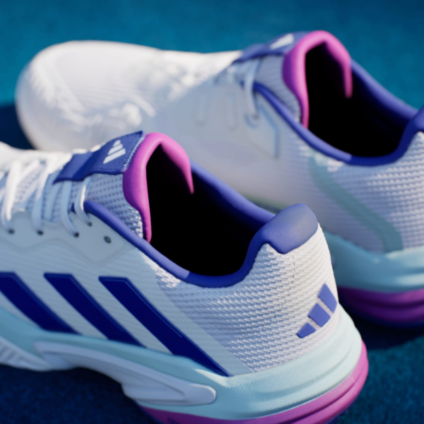 کفش تنیس مردانه آدیداس - ADIDAS Barricade 13  - سفید/بنفش - Image 3