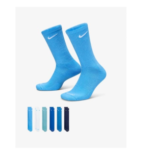 جوراب تنیس نایک Nike Everyday Plus Cushion Crew Training Socks 6-Pack پک شش تایی- چند رنگ