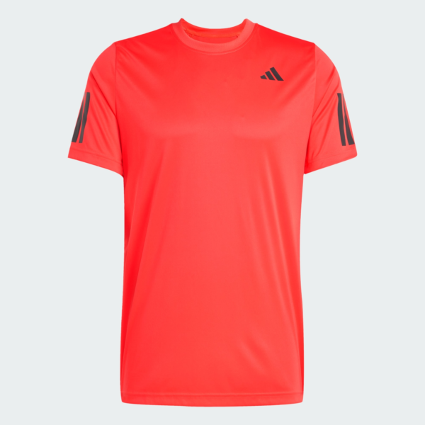 تی شرت تنیس مردانه آدیداس - ADIDAS Climacool 3-Stripes - قرمز - Image 3