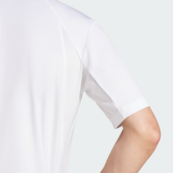 تی شرت تنیس مردانه آدیداس - ADIDAS Climacool Henley - سفید - Image 7