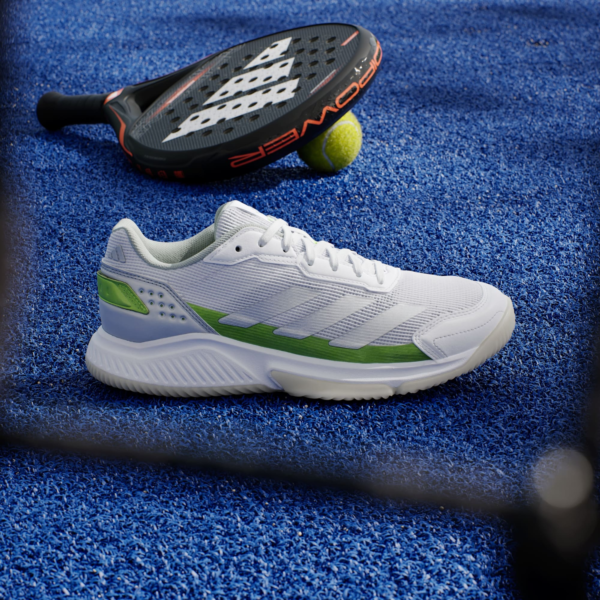کفش پدل زنانه آدیداس - ADIDAS Courtquick Padel Shoes - سفید/سبز - Image 10