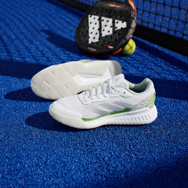 کفش پدل زنانه آدیداس - ADIDAS Courtquick Padel Shoes - سفید/سبز - Image 9