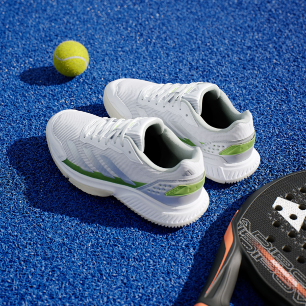 کفش پدل زنانه آدیداس - ADIDAS Courtquick Padel Shoes - سفید/سبز - Image 7