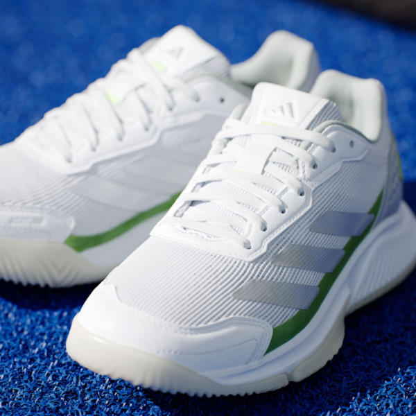 کفش پدل زنانه آدیداس - ADIDAS Courtquick Padel Shoes - سفید/سبز - Image 4