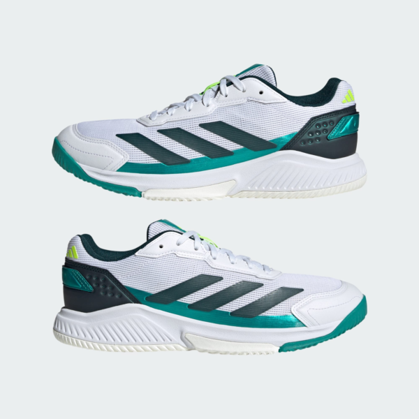 کفش پدل مردانه آدیداس - ADIDAS Courtquick Padel  - سفید/سبز - Image 7