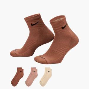 جوراب تنیس نایک Nike Everyday Plus Padded Training Socks 3-Pack پک سه تایی- چندرنگ