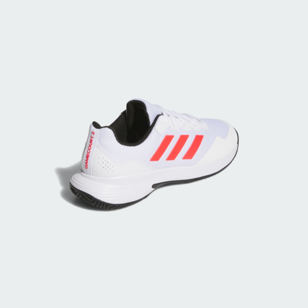 کفش تنیس مردانه آدیداس - ADIDAS Gamecourt 2.0  - سفید/قرمز - Image 8