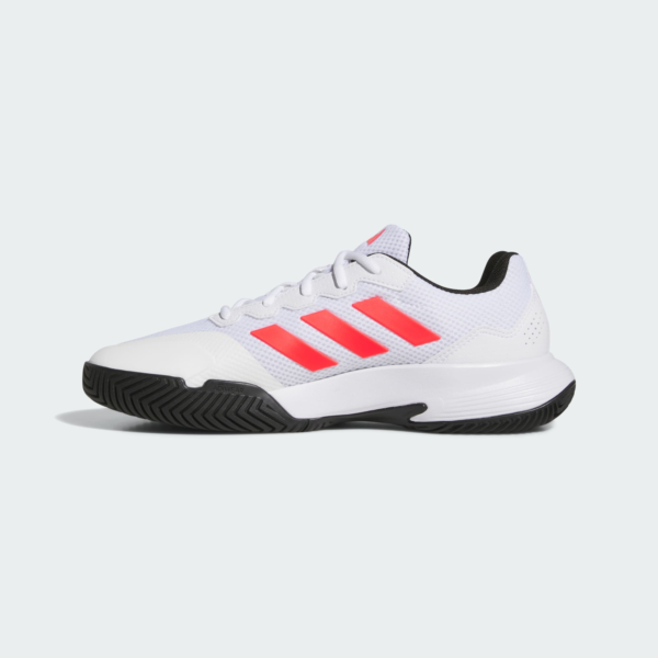 کفش تنیس مردانه آدیداس - ADIDAS Gamecourt 2.0  - سفید/قرمز - Image 2