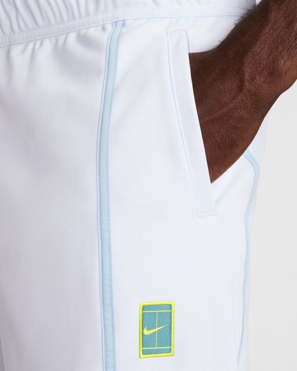 شلوار تنیس مردانه نایک Nike Court Heritage- سفید/آبی - Image 5