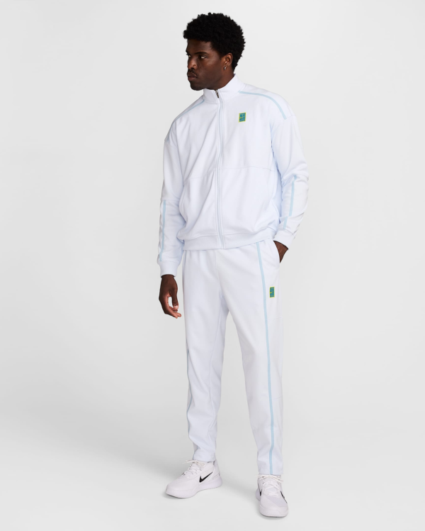 شلوار تنیس مردانه نایک Nike Court Heritage- سفید/آبی - Image 3