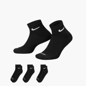 جوراب تنیس نایک Nike Everyday Plus Padded Training Socks 3-Pack پک سه تایی- مشکی
