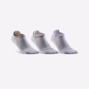 جوراب تنیس بدون ساق آرتنگو ARTENGO RS160 پک سه تایی- سفید/کرم
