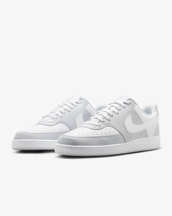 کفش رانینگ مردانه نایک - Nike Court Vision Low - سفید/طوسی - Image 5
