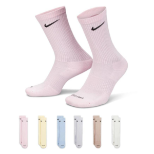 جوراب تنیس نایک Nike Everyday Plus Cushion Crew Training Socks 6-Pack پک شش تایی- چند رنگ