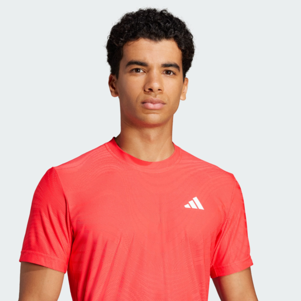 تی شرت تنیس مردانه آدیداس - ADIDAS Climacool+ FreeLift - قرمز - Image 5