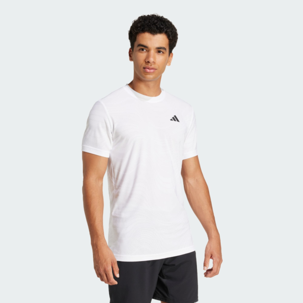 تی شرت تنیس مردانه آدیداس - ADIDAS Climacool+ FreeLift - سفید - Image 3