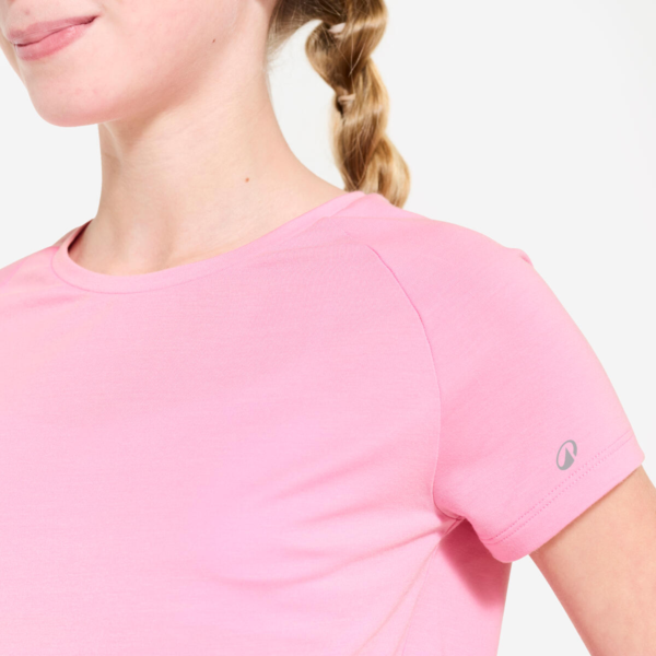 تی‌شرت تنیس بچه‌گانه دکتلون Decathlon Sports T-Shirt - صورتی - Image 4