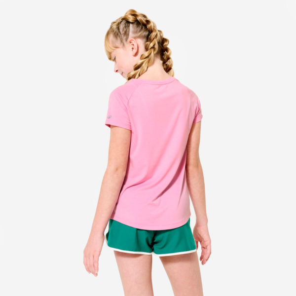 تی‌شرت تنیس بچه‌گانه دکتلون Decathlon Sports T-Shirt - صورتی - Image 3