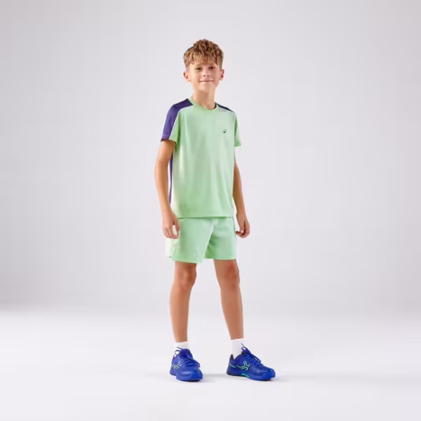 تی شرت تنیس بچه گانه آرتنگو ARTENGO TTS Dry JR - سبز - Image 2
