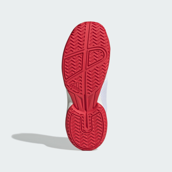 کفش تنیس بچگانه آدیداس - ADIDAS Courtflash Kids - سفید/قرمز - Image 3