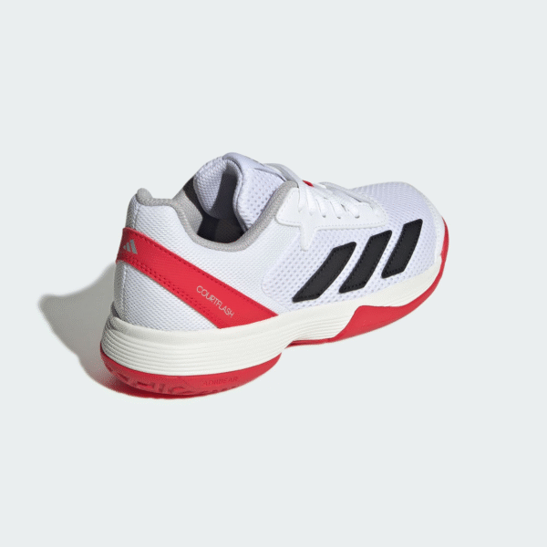 کفش تنیس بچگانه آدیداس - ADIDAS Courtflash Kids - سفید/قرمز - Image 8