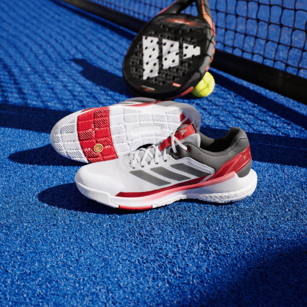 کفش پدل مردانه آدیداس - ADIDAS Crazyquick BOOST - سفید/قرمز - Image 10