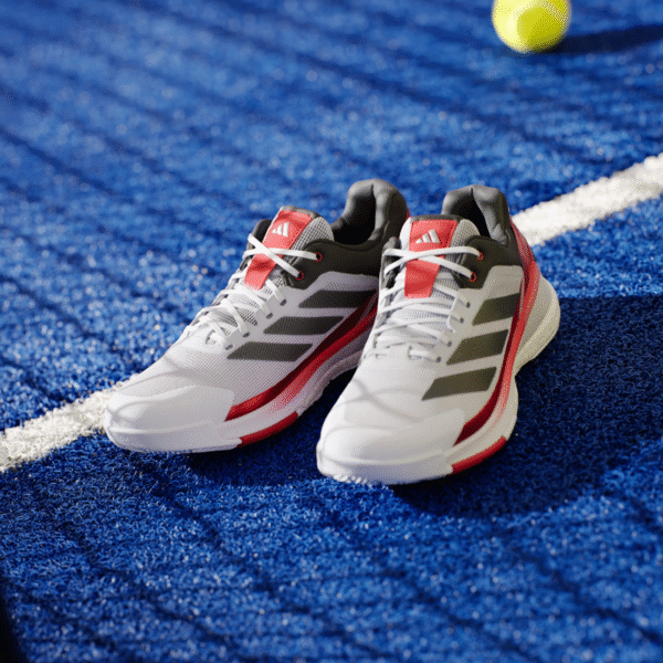 کفش پدل مردانه آدیداس - ADIDAS Crazyquick BOOST - سفید/قرمز - Image 9
