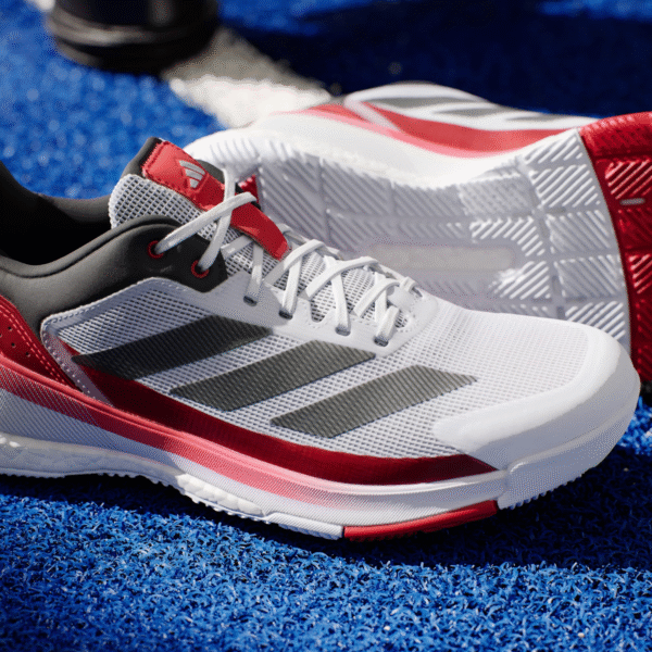 کفش پدل مردانه آدیداس - ADIDAS Crazyquick BOOST - سفید/قرمز - Image 3