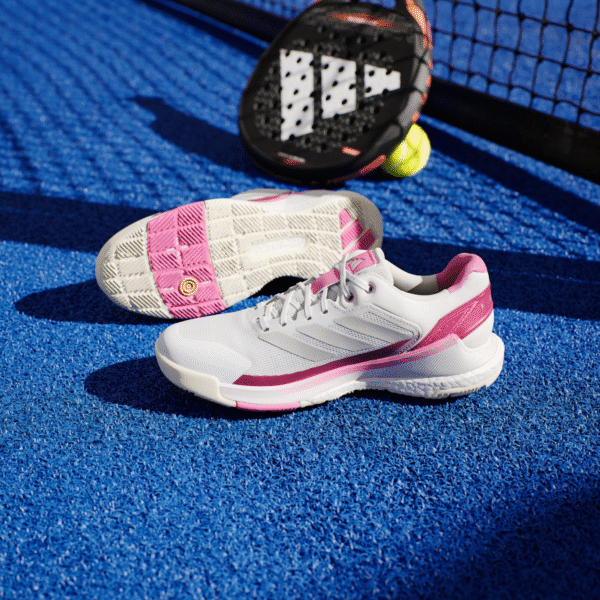 کفش پدل زنانه آدیداس - ADIDAS Crazyquick BOOST Padel - سفید/صورتی - Image 3