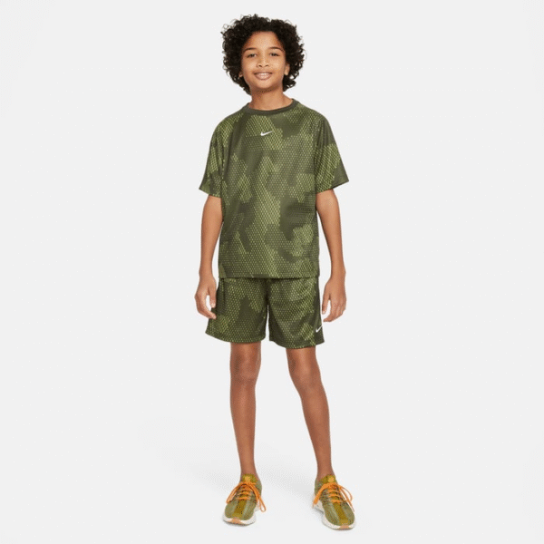 تی شرت تنیس بچگانه نایک - Nike Boys' Spring Print Top - سبز - Image 4