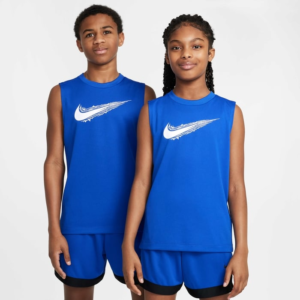 تی شرت تنیس بچه گانه نایک - Nike Dri-FIT Multi Teenage Kids - آبی