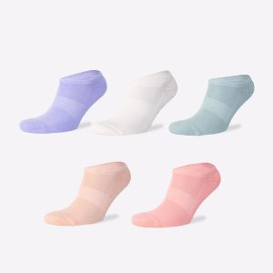جوراب تنیس بدون ساق دکتلون Decathlon LIMITED EDITION پک پنج تایی- رنگی جوراب تنیس بدون ساق دکتلون Decathlon LIMITED EDITION پک پنج تایی- رنگی