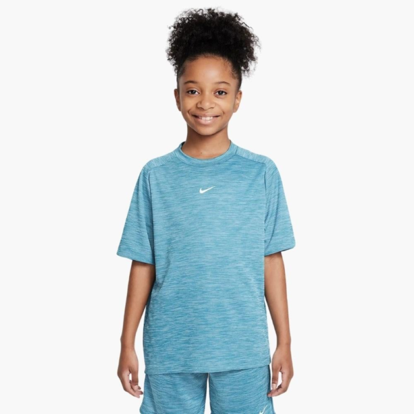 تی شرت تنیس بچگانه نایک - Nike Dri-FIT Multi Teenage - آبی