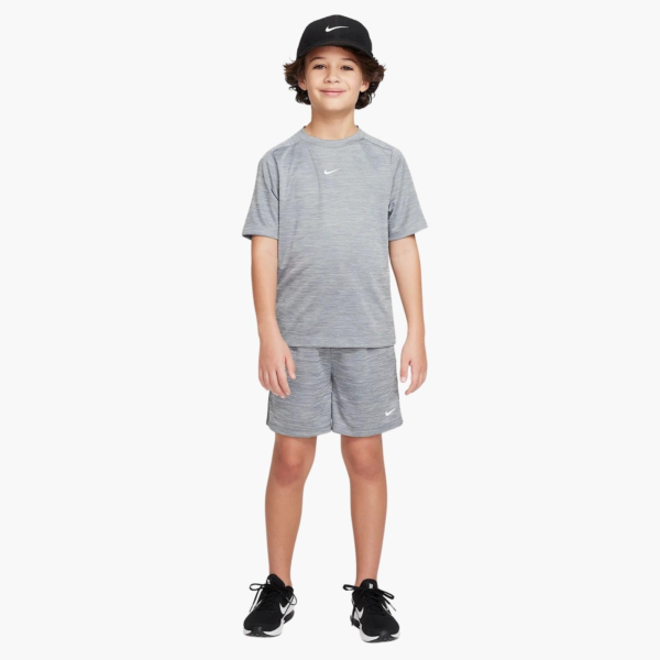 تی شرت تنیس بچگانه نایک - Nike Dri-FIT Multi Teenage - طوسی - Image 3