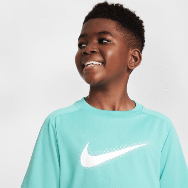 تی شرت تنیس بچگانه نایک - Nike Multi Dri-FIT Graphics- سبز - Image 3