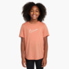 تی شرت تنیس بچگانه (دخترانه ) نایک - Nike One Dri-FIT Fitted - گلبهی