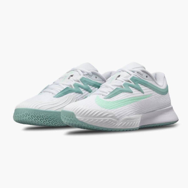 کفش تنیس زنانه نایک Nike Court Vapor Pro 3 - سفید/سبز - Image 6