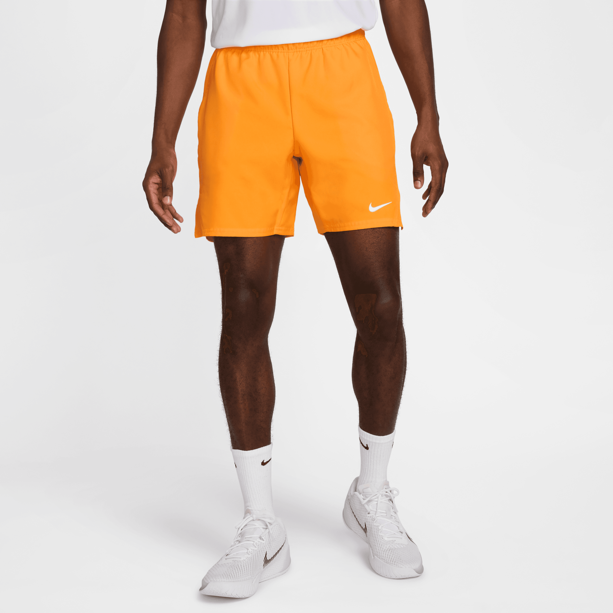 شلوارک تنیس مردانه نایک Nike Court Victory 18cm - نارنجی - تصویر 5