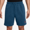 شلوارک تنیس مردانه نایک NikeCourt Heritage Dri-FIT Fleece - سرمه ای