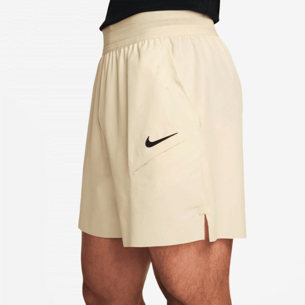 شلوارک تنیس مردانه نایک NikeCourt Slam 15 cm - کرم - Image 4