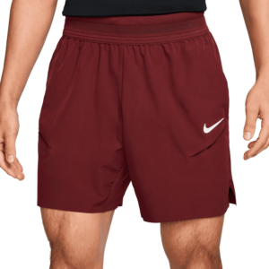 شلوارک تنیس مردانه نایک NikeCourt Slam 15 cm - زرشکی