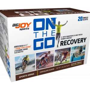 پودر ریکاوری ON THE GO RECOVERY با طعم شکلاتی - بسته 20 عددی