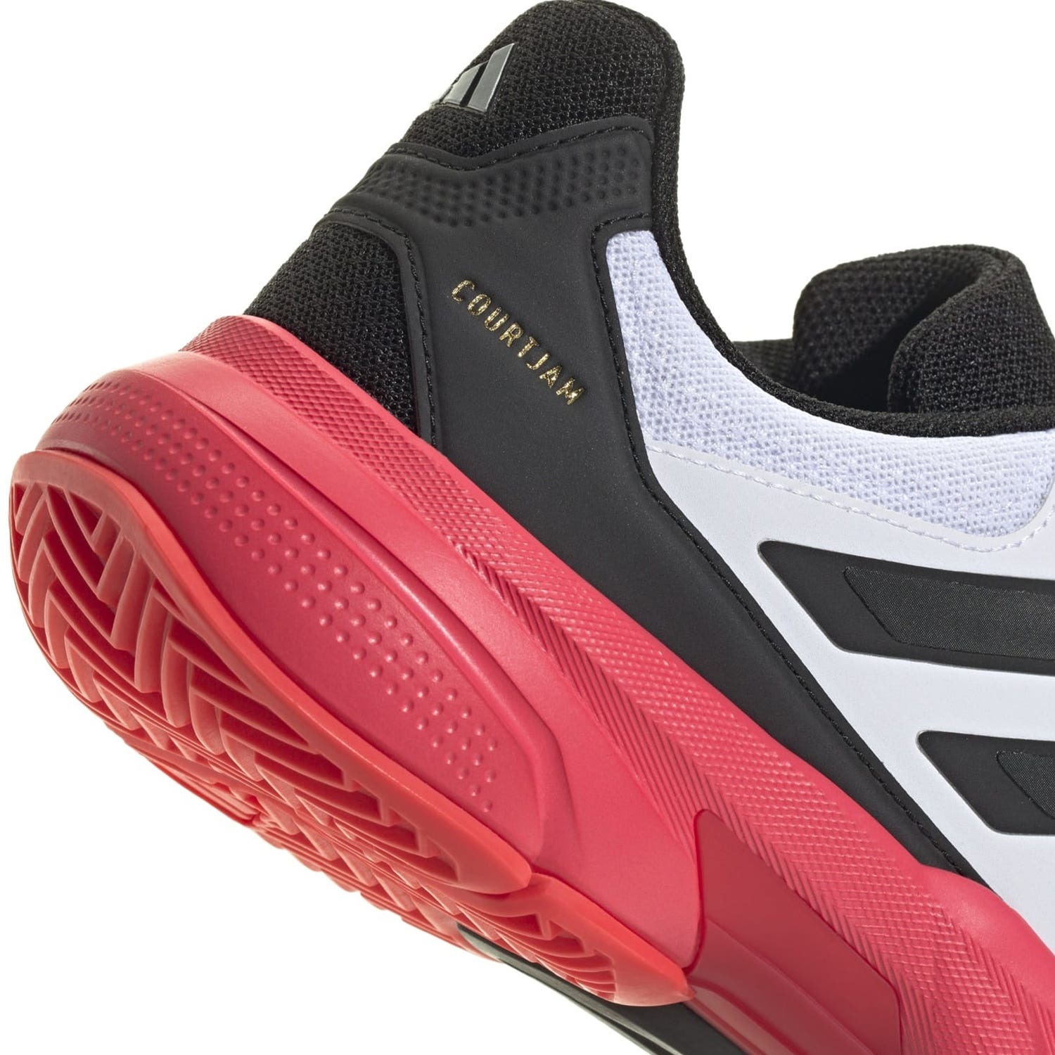 کفش تنیس مردانه آدیداس Adidas CourtJam Control - سفید/مشکی کفش تنیس مردانه آدیداس Adidas CourtJam Control - سفید/مشکی - Image 7