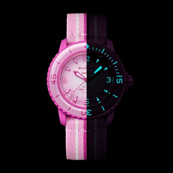 ساعت بلان پن سواچ - BLANCPAIN X SWATCH PINK OCEAN - Image 3