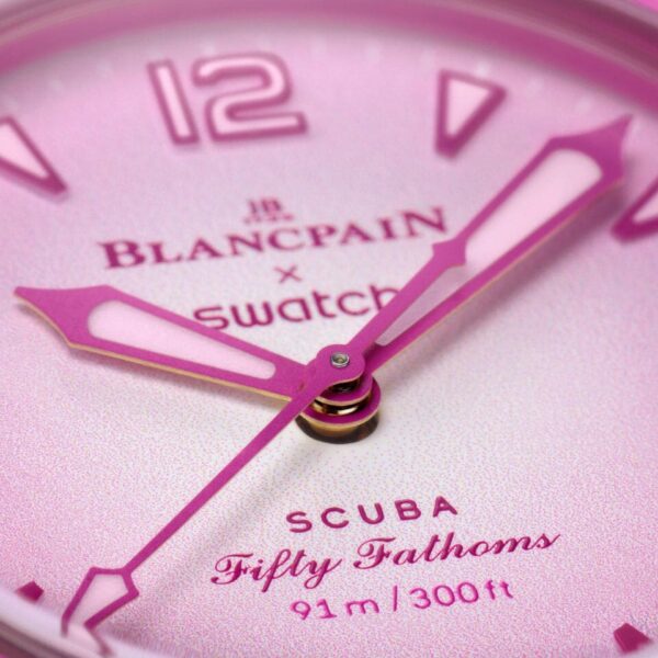 ساعت بلان پن سواچ - BLANCPAIN X SWATCH PINK OCEAN - Image 5